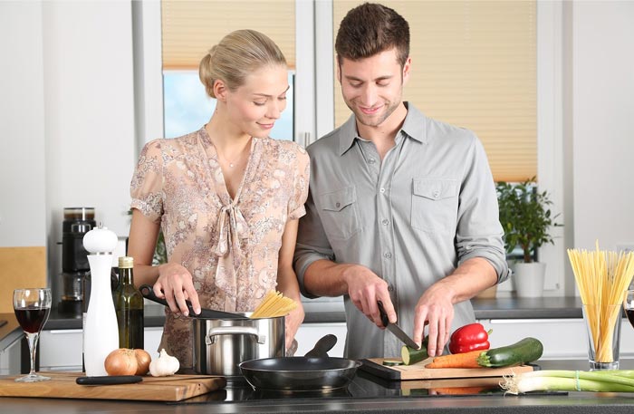 Things to Do as a Couple cooking together